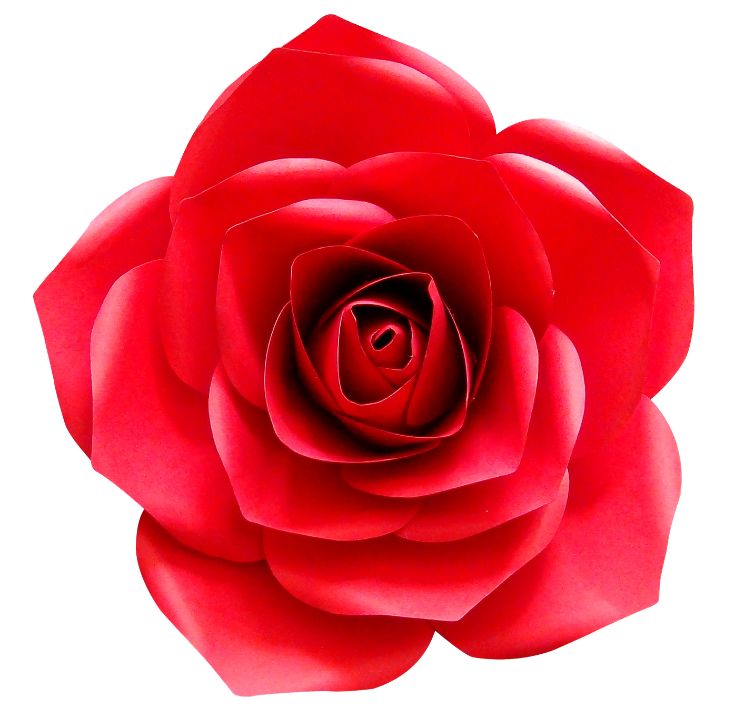 Molde en PDF de Rosa Roja | Tienda Online Ponquis